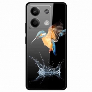 Hülle Xiaomi Redmi Note 13 5g Handyhülle Gekrönter Vogel Aus Gehärtetem Glas