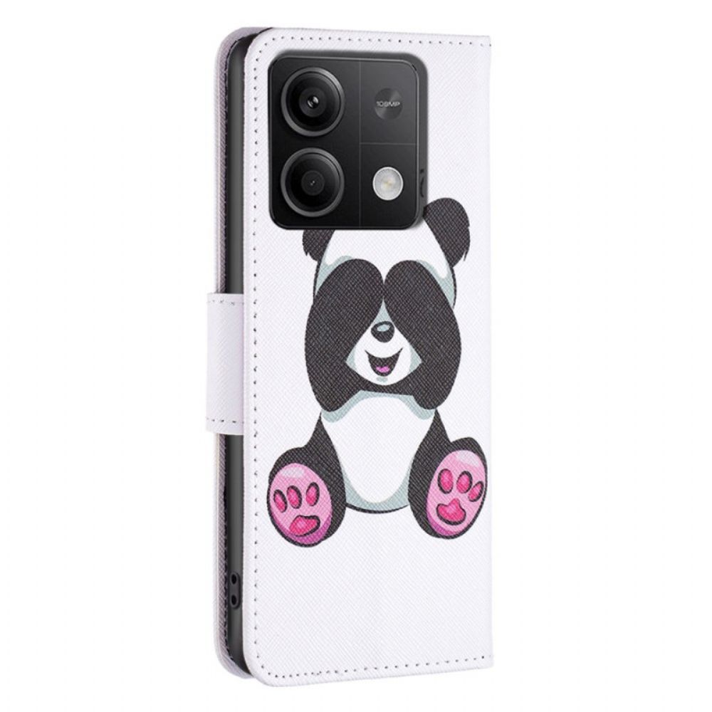 Lederhüllen Für Xiaomi Redmi Note 13 5g Kleiner Panda