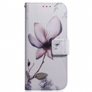 Lederhüllen Xiaomi Redmi Note 13 5g Rosa Blume