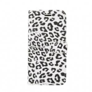 Flip Case Für iPhone XS Max Luxus-leopard