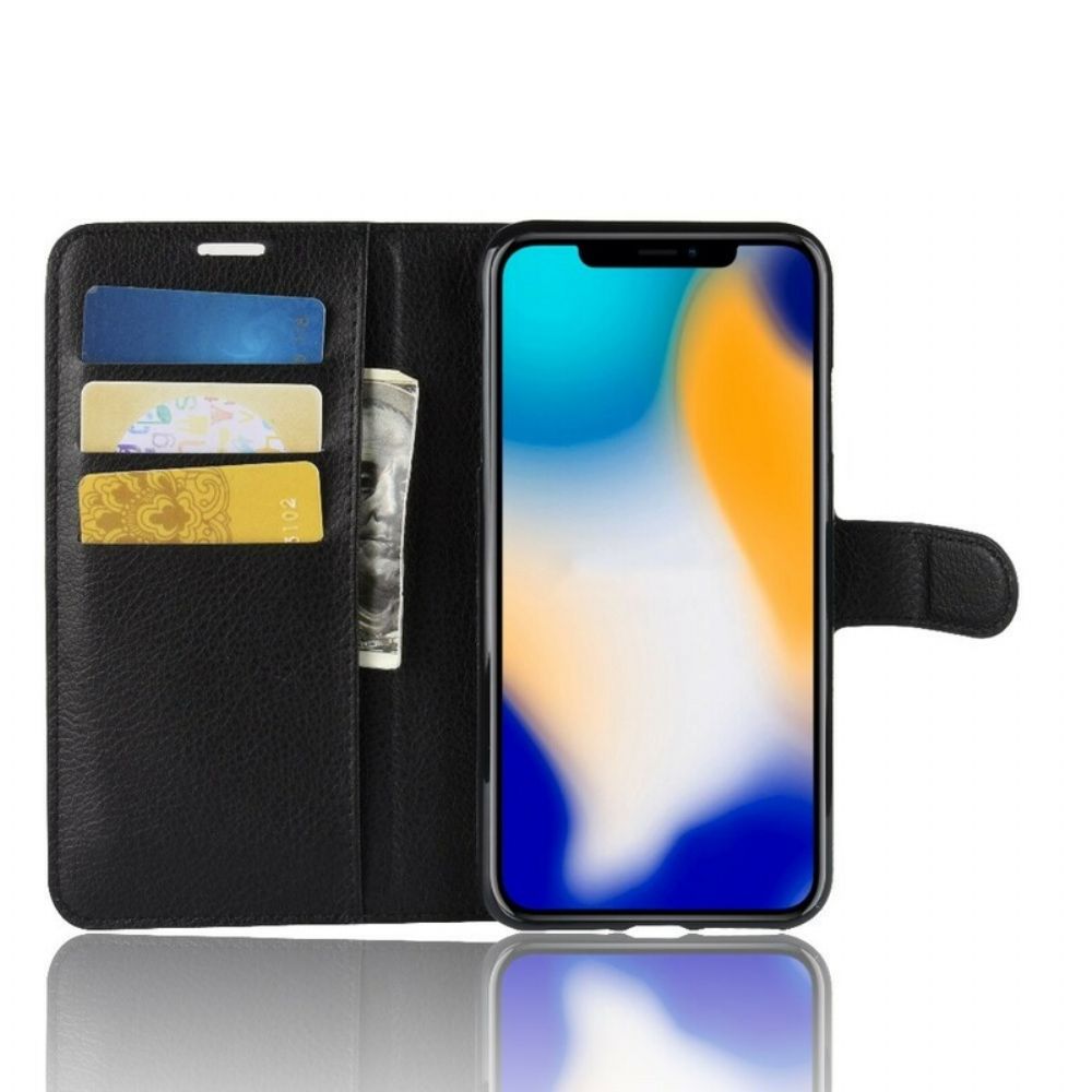 Flip Case Für iPhone XS Max Retro-litschis