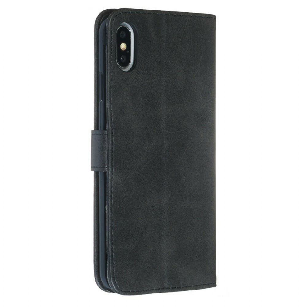 Flip Case Für iPhone XS Max Vintage Geldbörse