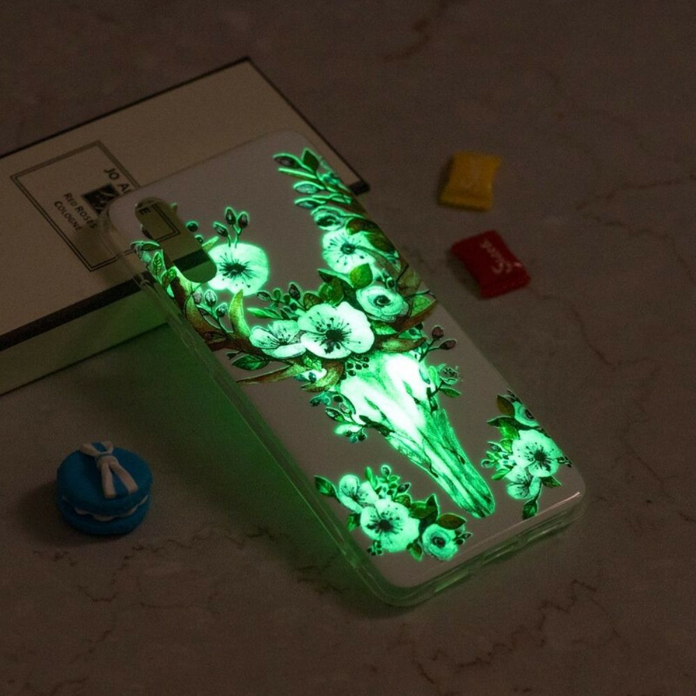 Handyhülle Für iPhone XS Max Fluoreszierender Blütenelch