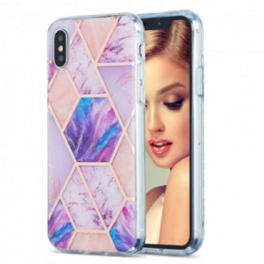 Handyhülle Für iPhone XS Max Marmordesign