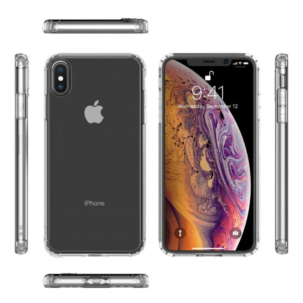 Handyhülle Für iPhone XS Max Transparente Leeu-schutzkissen