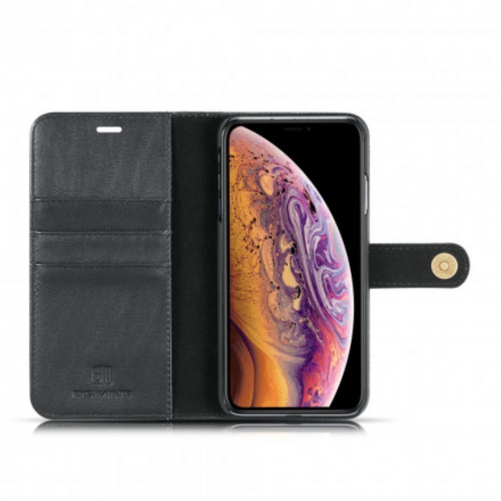 Handyhülle Lederhüllen Für iPhone XS Max Dg. Ming Abnehmbar