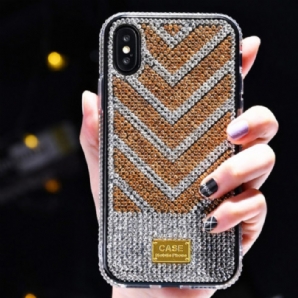 Hülle Für iPhone XS Max Diamanten