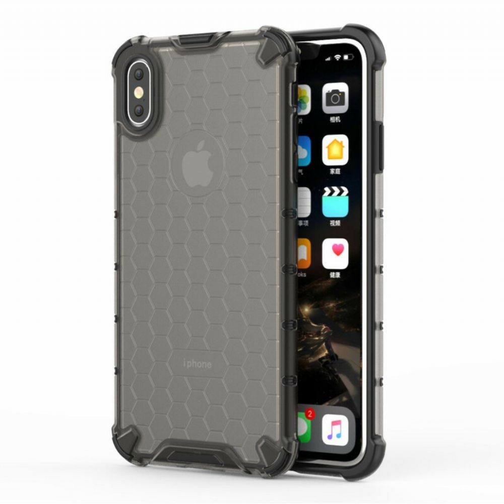 Hülle Für iPhone XS Max Honeycomb-stil