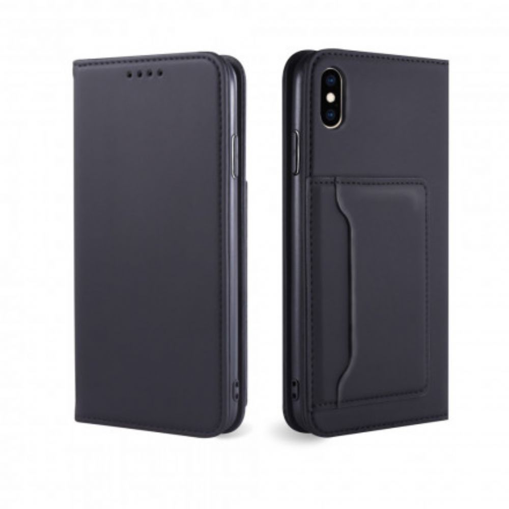 Schutzhülle Für iPhone XS Max Flip Case Stützkartenhalter