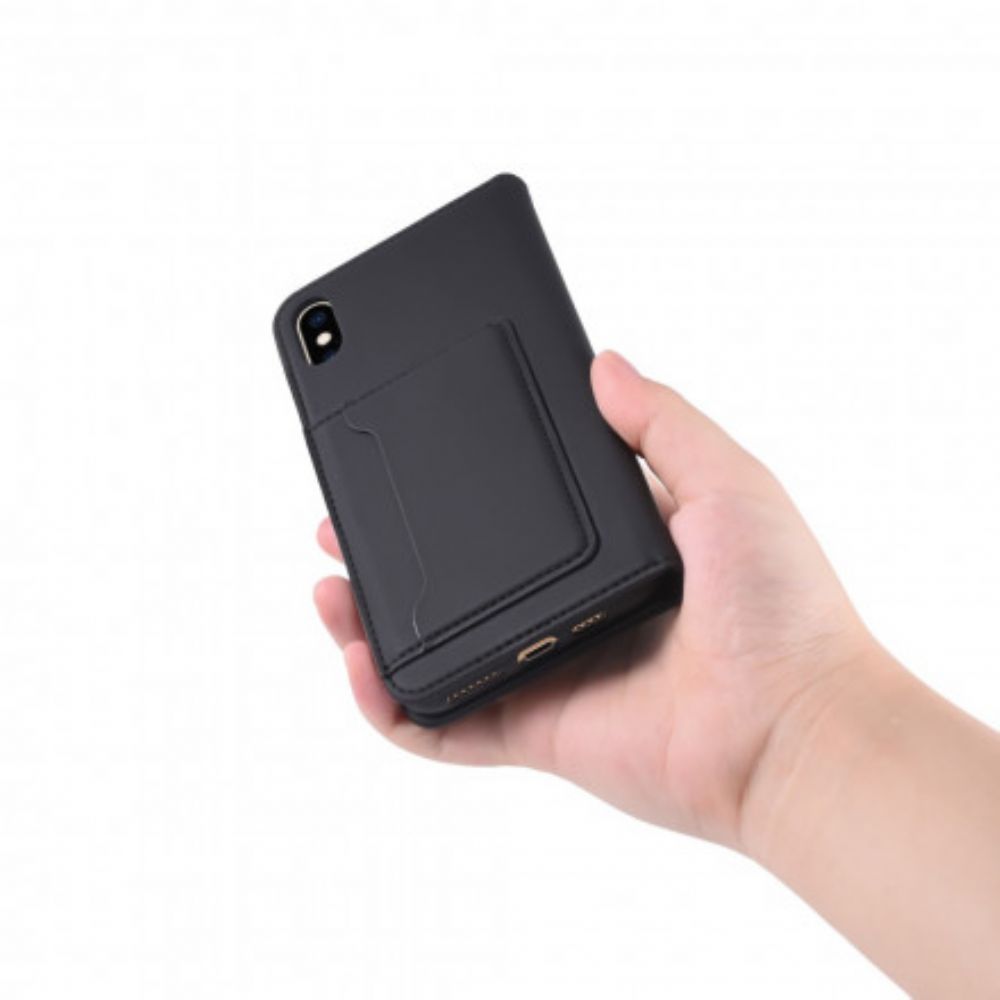 Schutzhülle Für iPhone XS Max Flip Case Stützkartenhalter