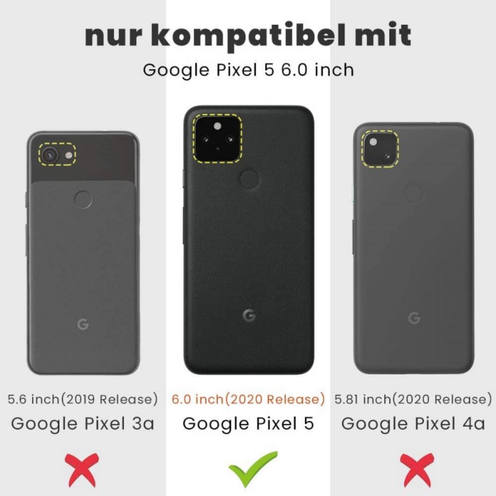 Handyhülle Für Google Pixel 5 Transparent Kristallklar