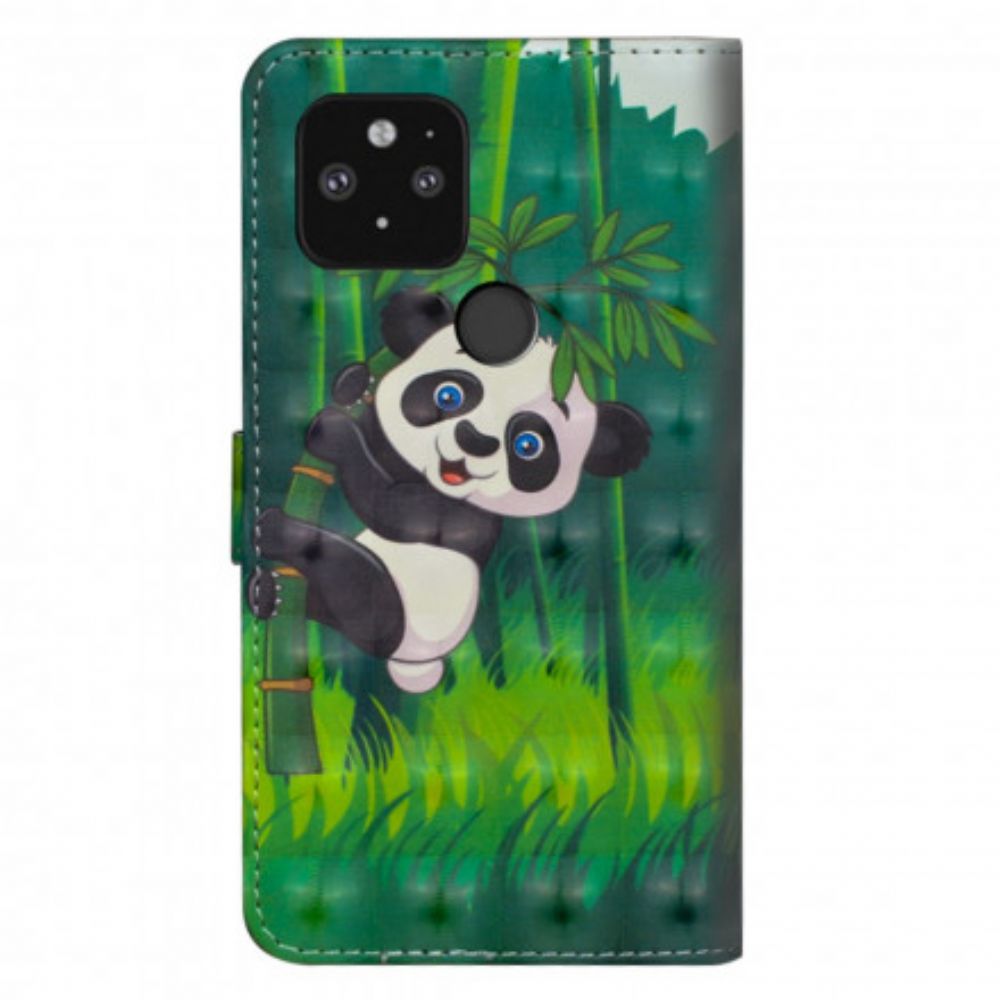 Lederhüllen Für Google Pixel 5 Panda Und Bambus