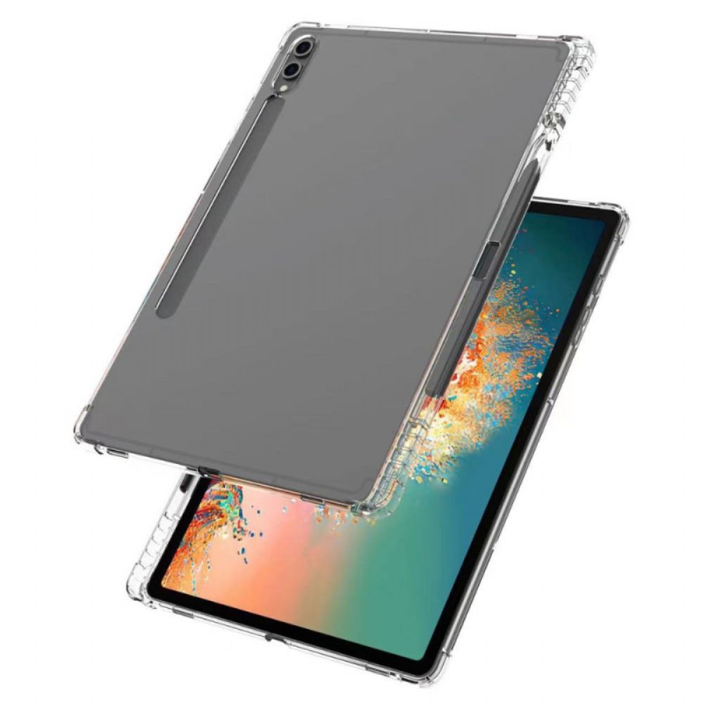 Hülle Samsung Galaxy Tab S9 Plus Handyhülle Transparent Mit Verstärkten Ecken Und Stifthalter