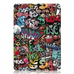 Samsung Galaxy Tab S9 Plus Transparente Graffiti-rückseite