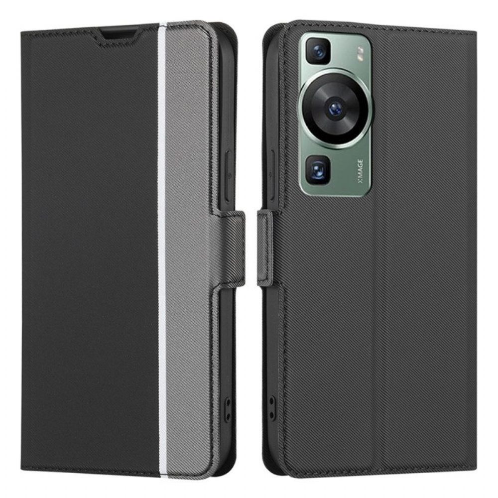 Flip Case Für Huawei P60 Pro Zweifarbig