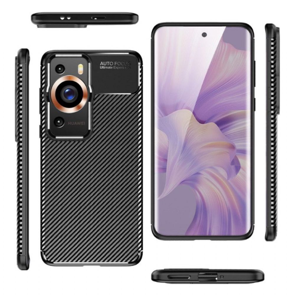 Hülle Für Huawei P60 Pro Flexible Kohlefaser