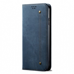 Schutzhülle Für Huawei P60 Pro Flip Case Jeansstoff