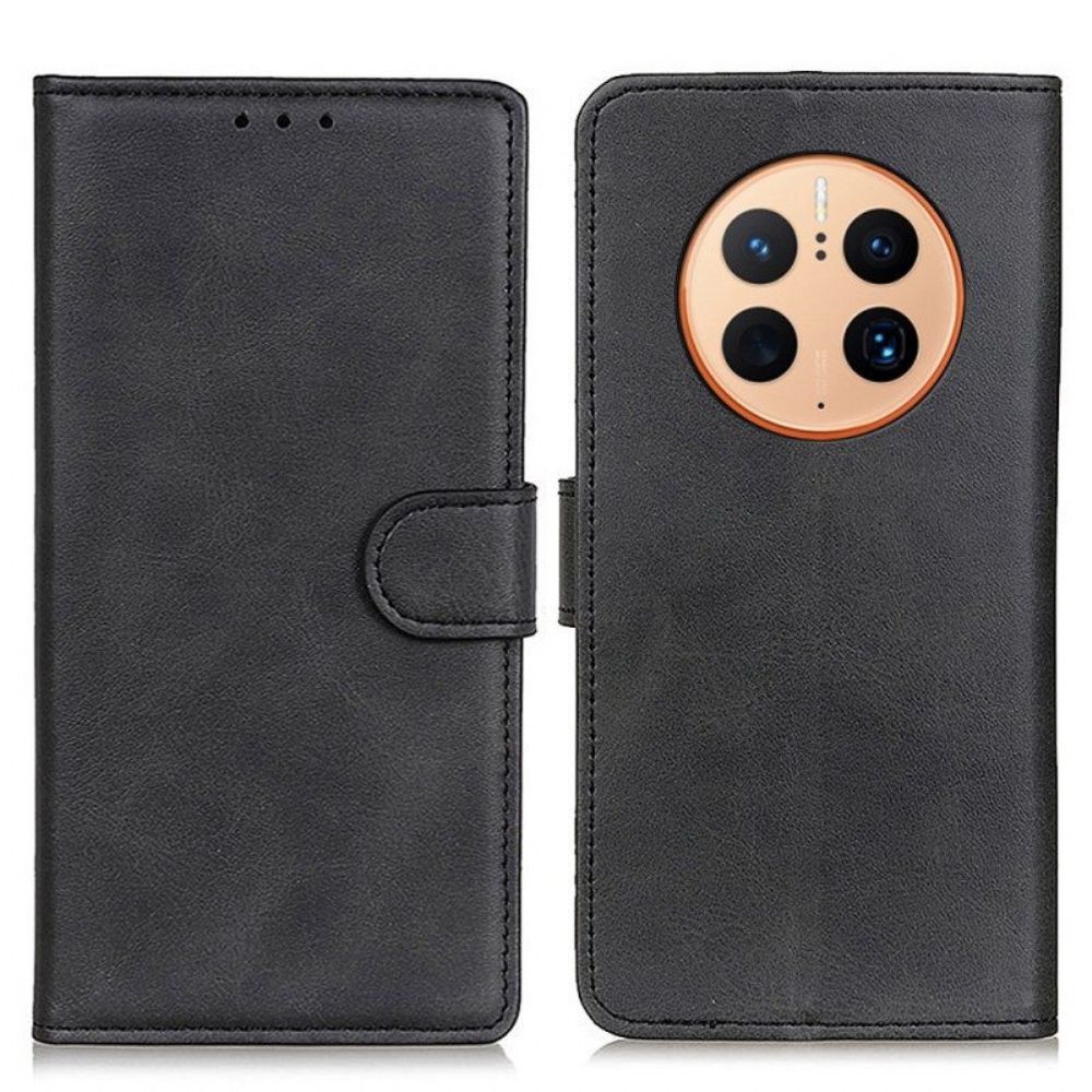 Flip Case Für Huawei Mate 50 Pro Mattes Kunstleder