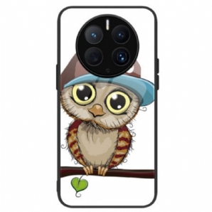 Handyhülle Für Huawei Mate 50 Pro Bad Owl Gehärtetes Glas