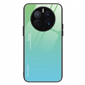 Hülle Für Huawei Mate 50 Pro Gehärtetes Glas. Sei Du Selbst