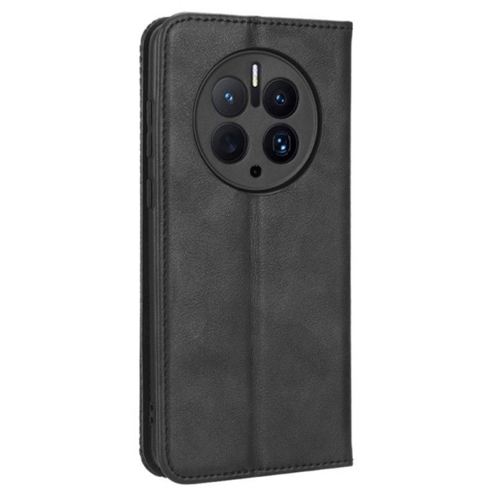 Schutzhülle Für Huawei Mate 50 Pro Flip Case Vintage-lederstil