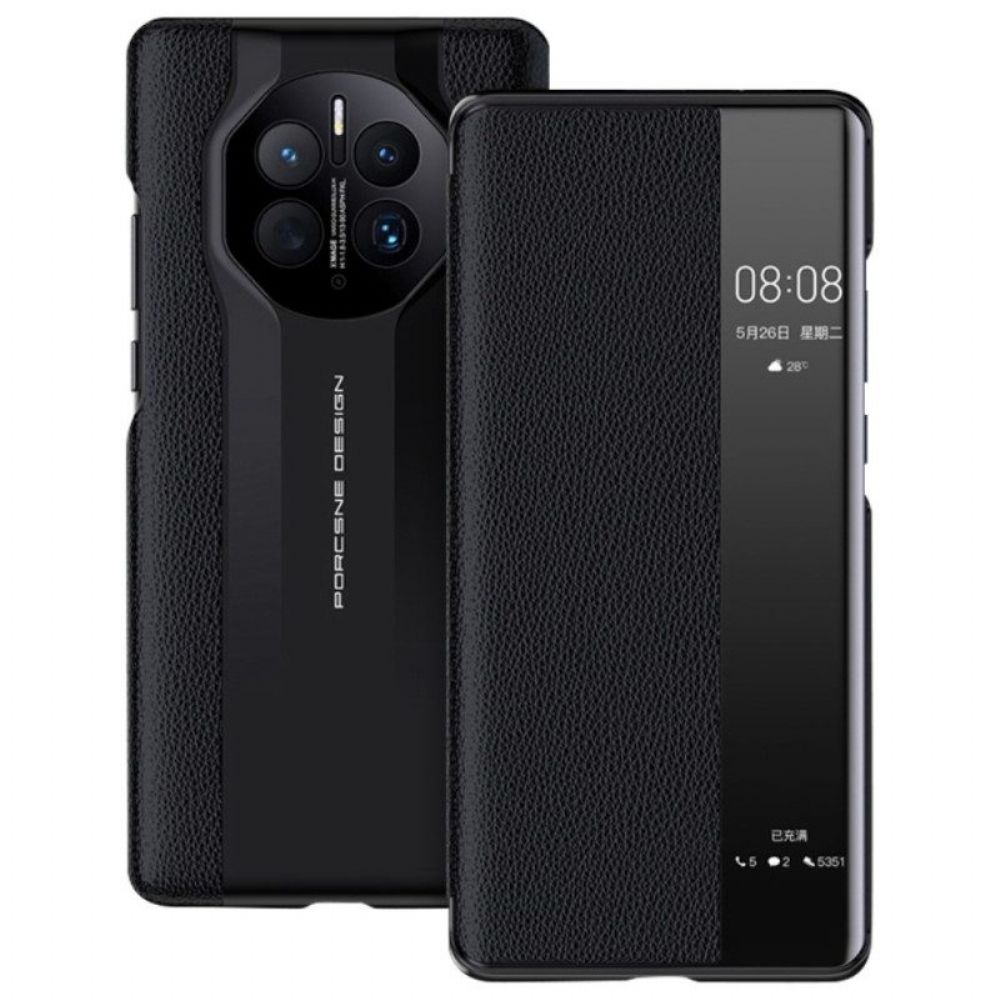 Schutzhülle Für Huawei Mate 50 Pro Litschi-kunstleder