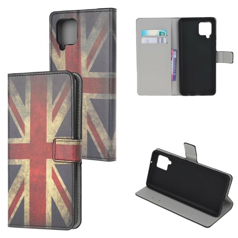 Flip Case Für Samsung Galaxy A42 5G England-flagge