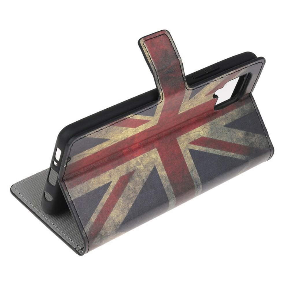 Flip Case Für Samsung Galaxy A42 5G England-flagge