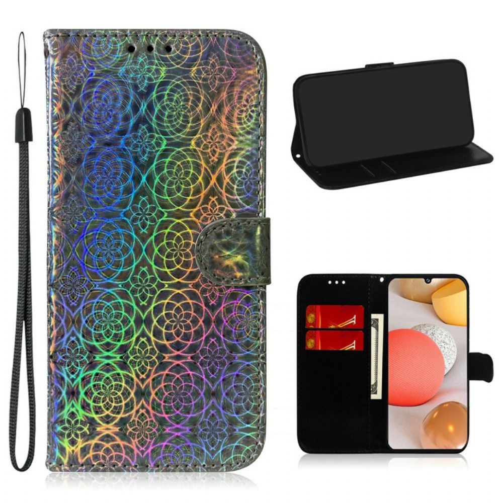 Flip Case Für Samsung Galaxy A42 5G Reine Farbe