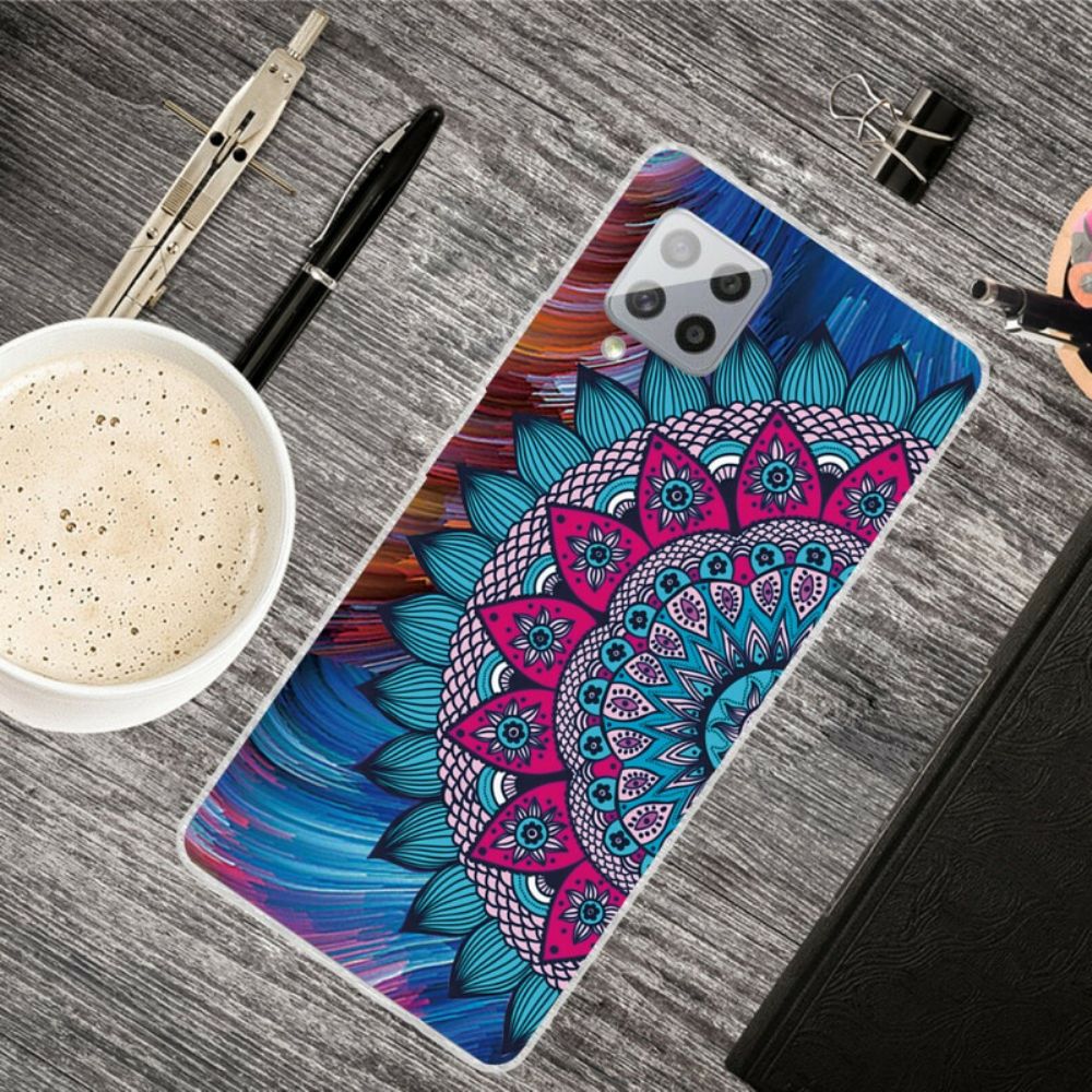 Handyhülle Für Samsung Galaxy A42 5G Buntes Mandala