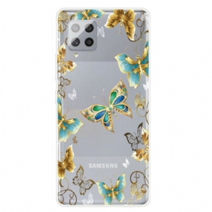 Handyhülle Für Samsung Galaxy A42 5G Schmetterlings-design