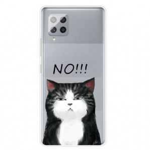 Hülle Für Samsung Galaxy A42 5G Die Katze Die Nein Sagt