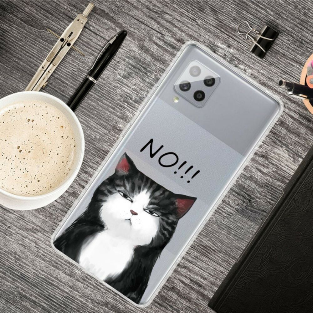 Hülle Für Samsung Galaxy A42 5G Die Katze Die Nein Sagt