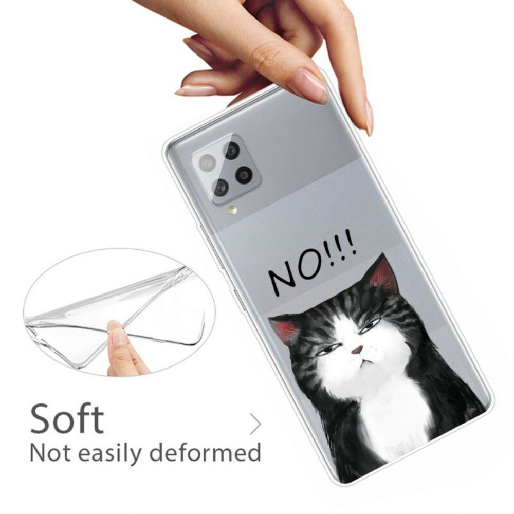 Hülle Für Samsung Galaxy A42 5G Die Katze Die Nein Sagt