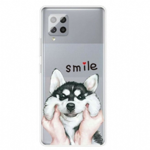 Hülle Für Samsung Galaxy A42 5G Lächle Hund