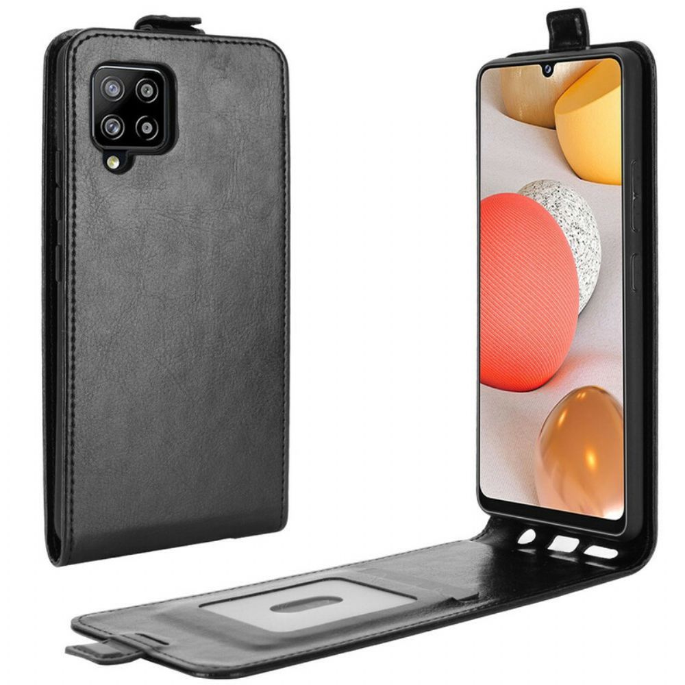 Lederhüllen Für Samsung Galaxy A42 5G Flip Case Vertikale Klappe In Lederoptik