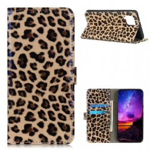 Lederhüllen Für Samsung Galaxy A42 5G Leopard