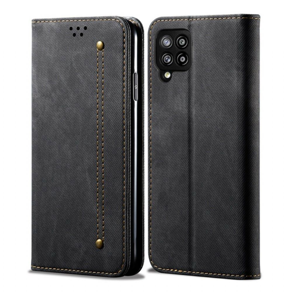 Schutzhülle Für Samsung Galaxy A42 5G Flip Case Jeansstoff