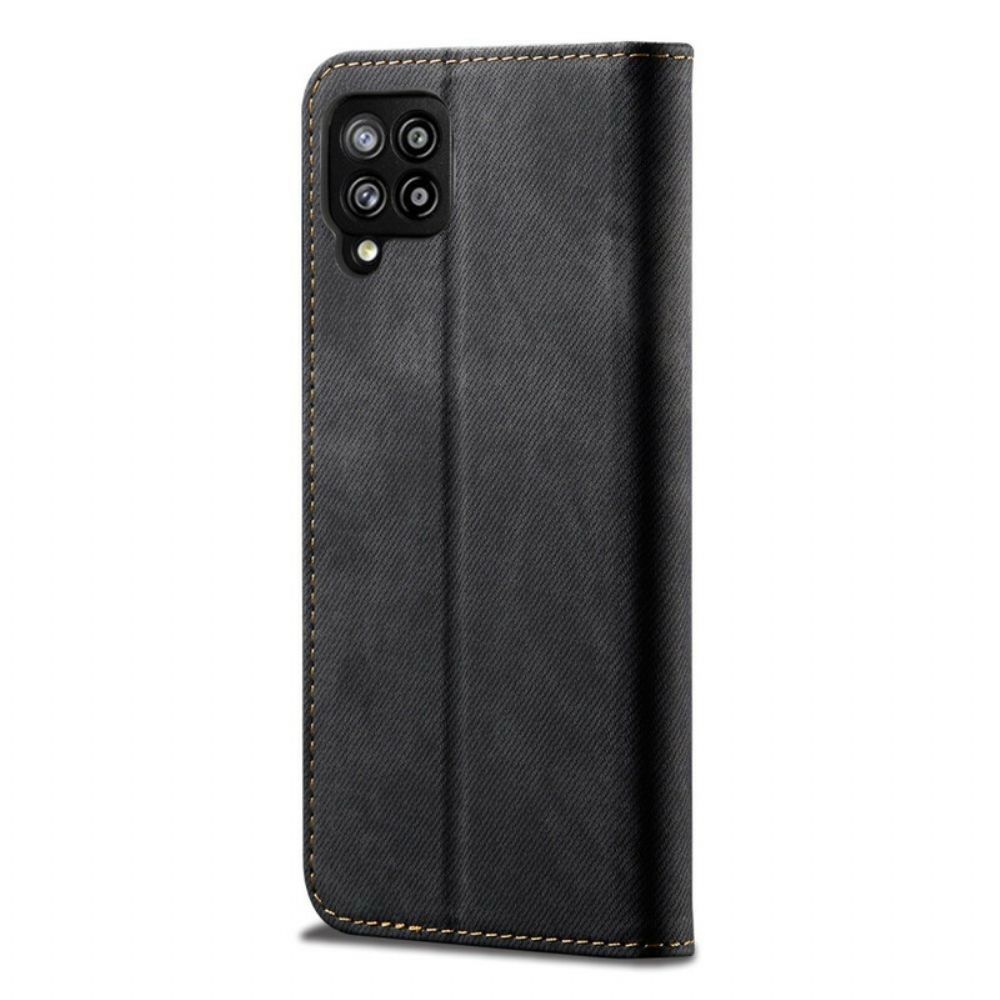 Schutzhülle Für Samsung Galaxy A42 5G Flip Case Jeansstoff