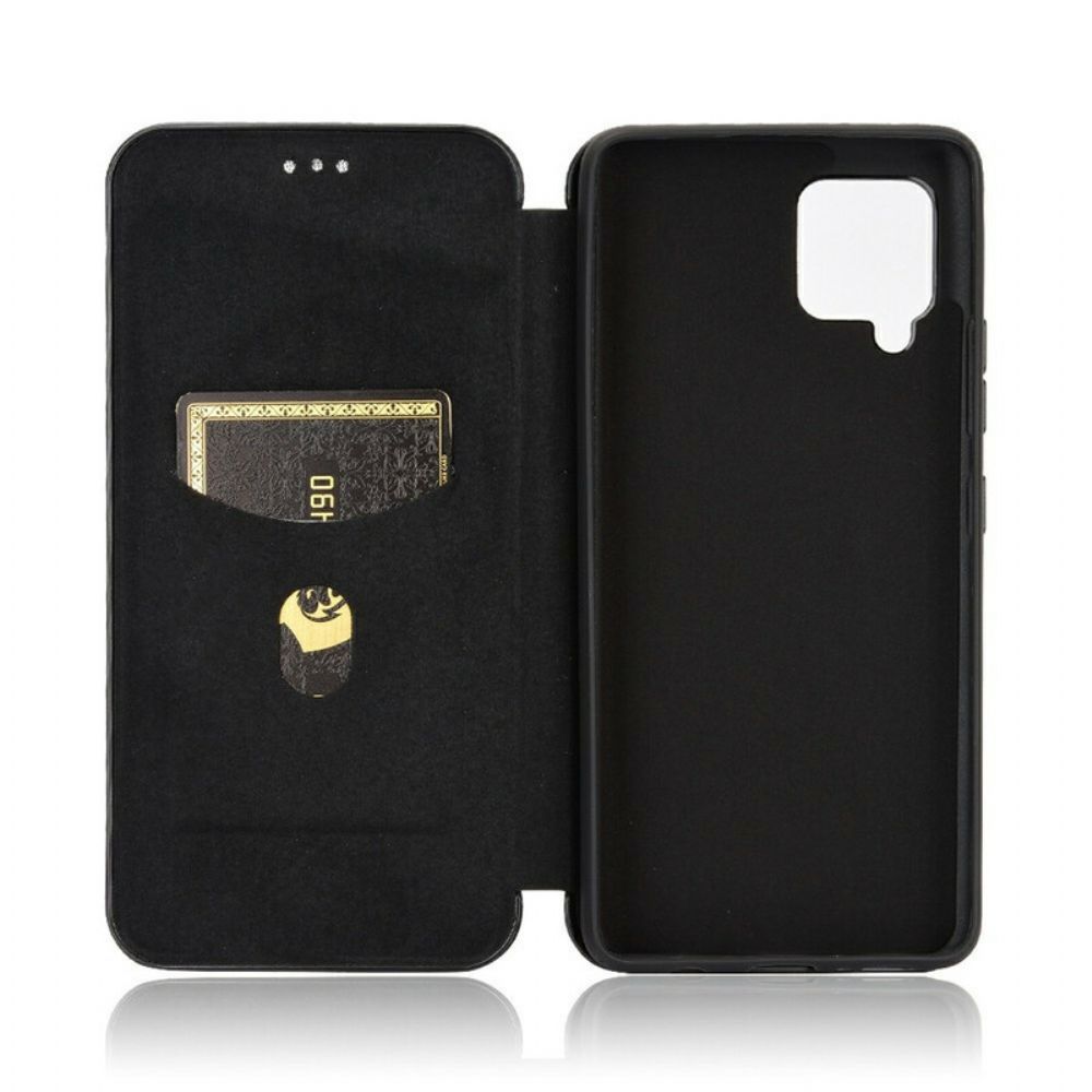 Schutzhülle Für Samsung Galaxy A42 5G Flip Case Kohlefaser