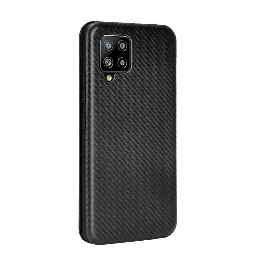 Schutzhülle Für Samsung Galaxy A42 5G Flip Case Kohlefaser