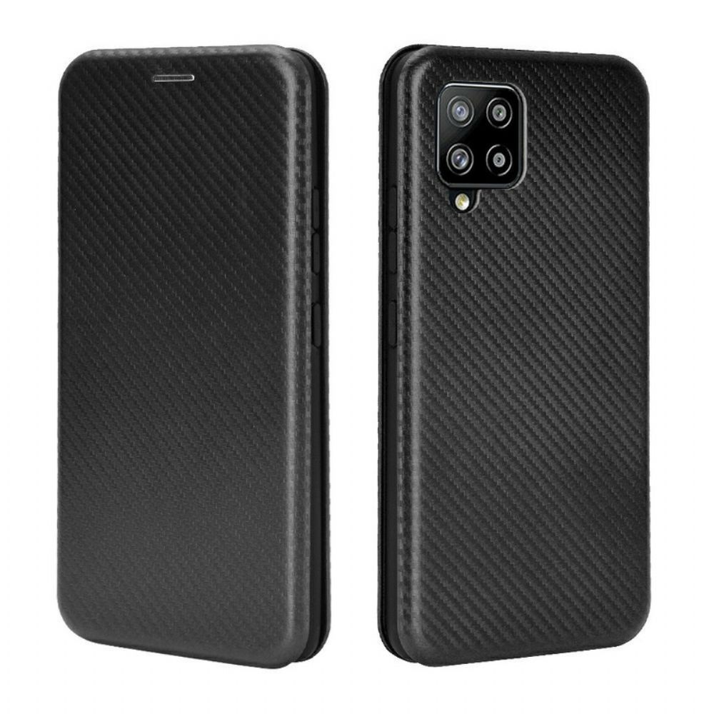 Schutzhülle Für Samsung Galaxy A42 5G Flip Case Kohlefaser