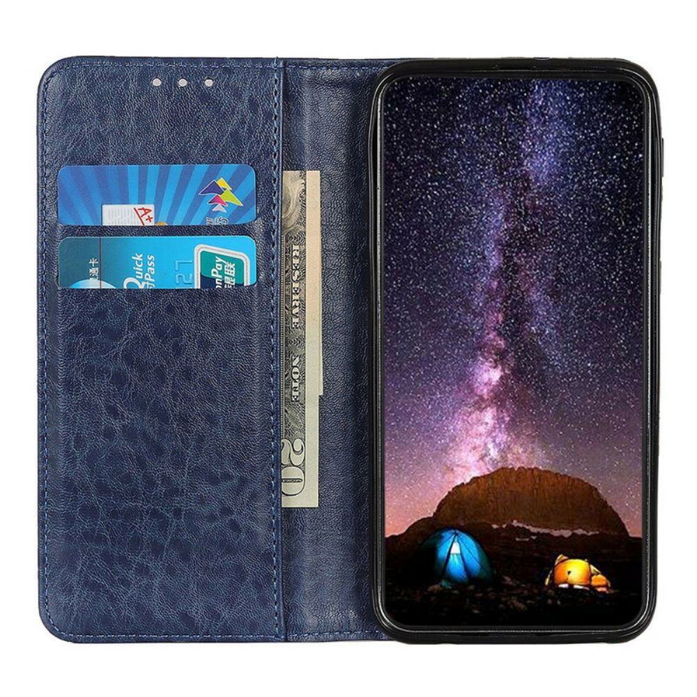 Schutzhülle Für Samsung Galaxy A42 5G Flip Case Nüchterner Lederstil