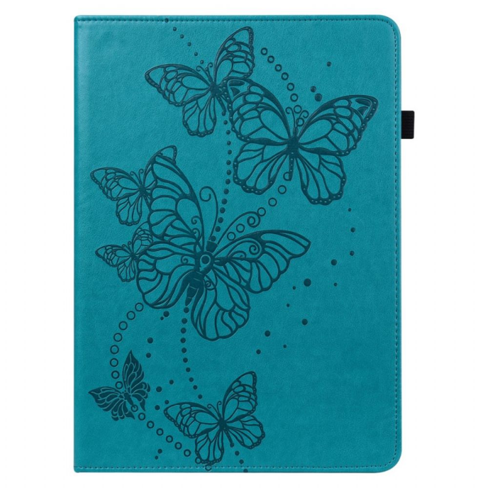 Case Samsung Galaxy Tab S9 Handyhülle Schmetterlingsmuster