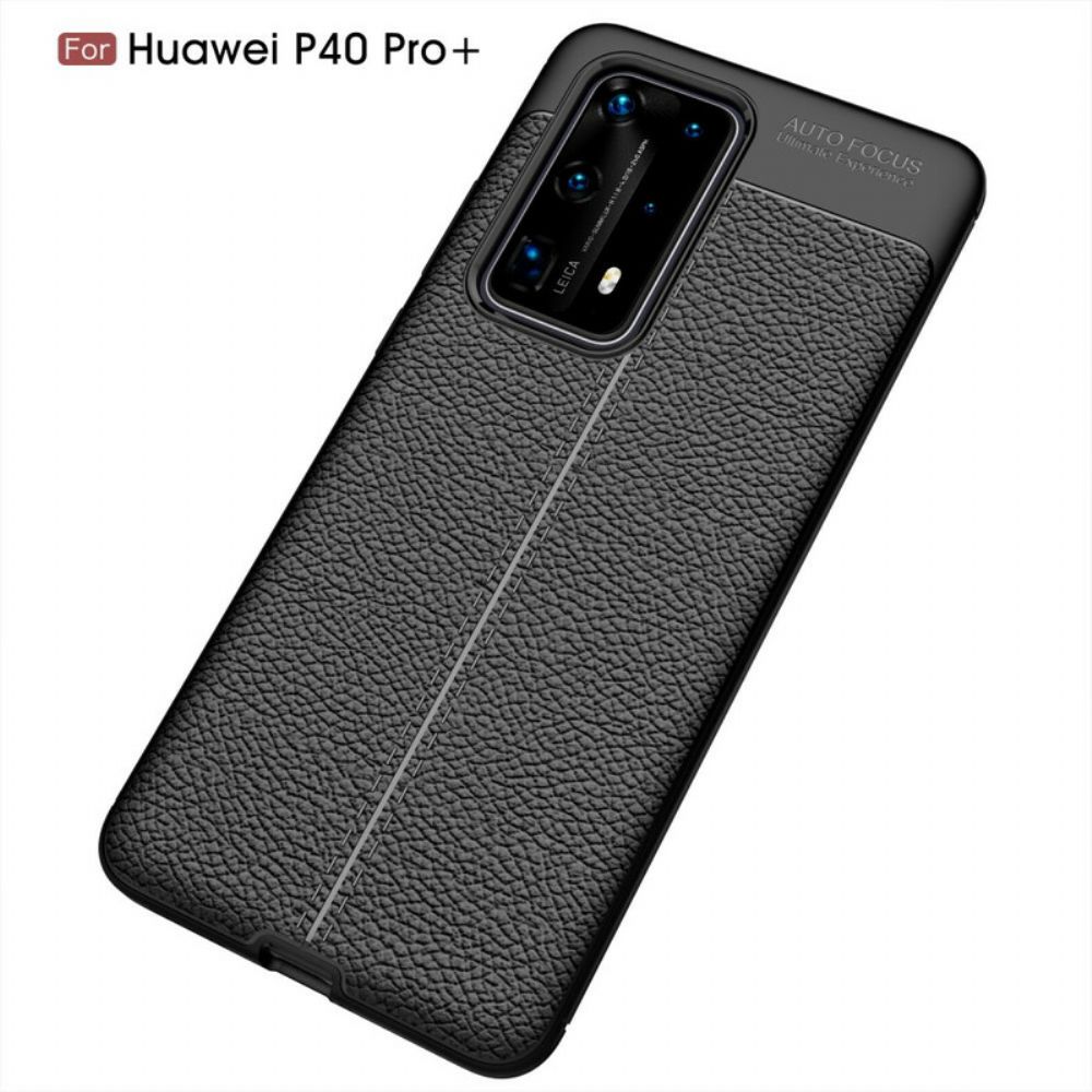 Handyhülle Für Huawei P40 Pro Plus Flexible Kohlefaserstruktur