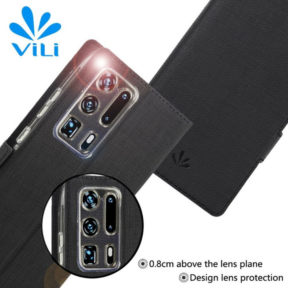 Schutzhülle Für Huawei P40 Pro Plus Flip Case Texturiertes Vili Dmx