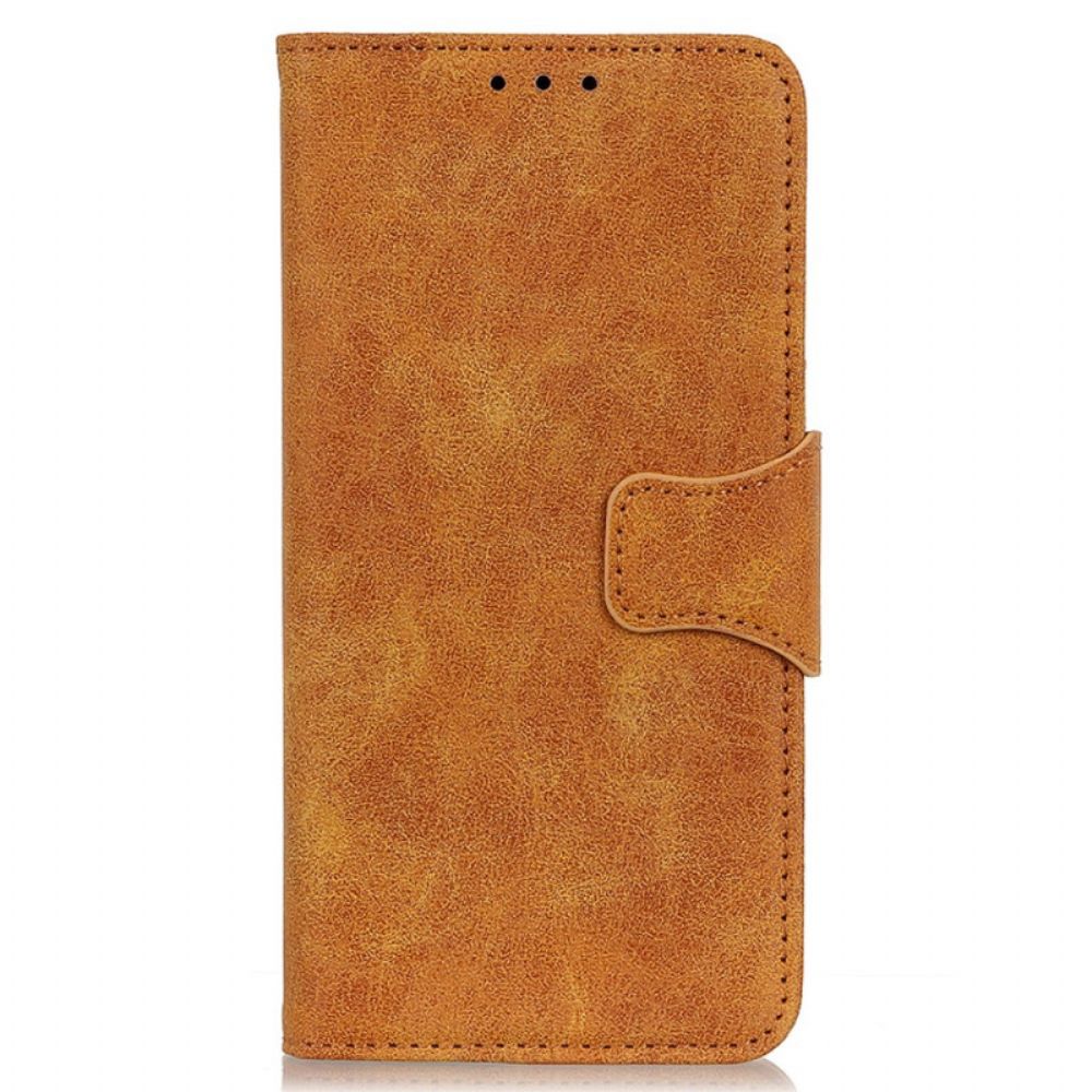 Flip Case Für Huawei Nova 8i / Honor 50 Lite Flip Case Vintage Magnetklappe