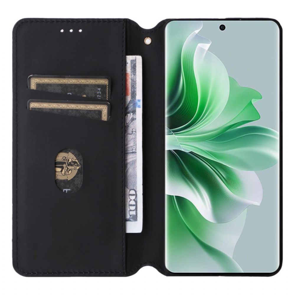 Flip Case Für Oppo Reno 11 Pro 5g Diamanten