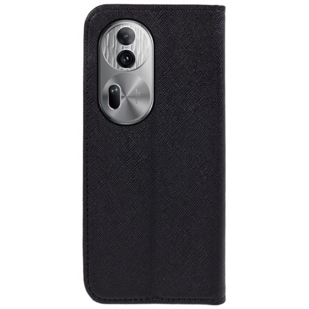 Flip Case Oppo Reno 11 Pro 5g Kreuztextur