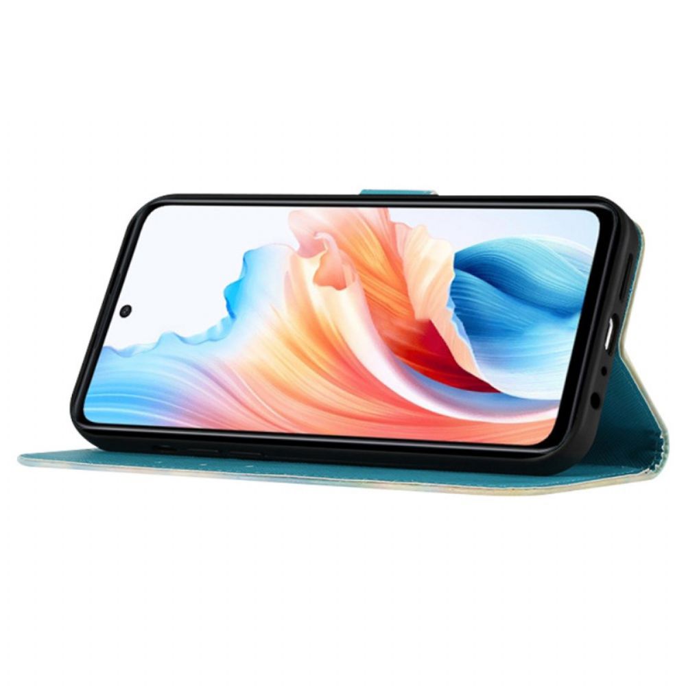 Lederhüllen Für Oppo Reno 11 Pro 5g Graue Eule